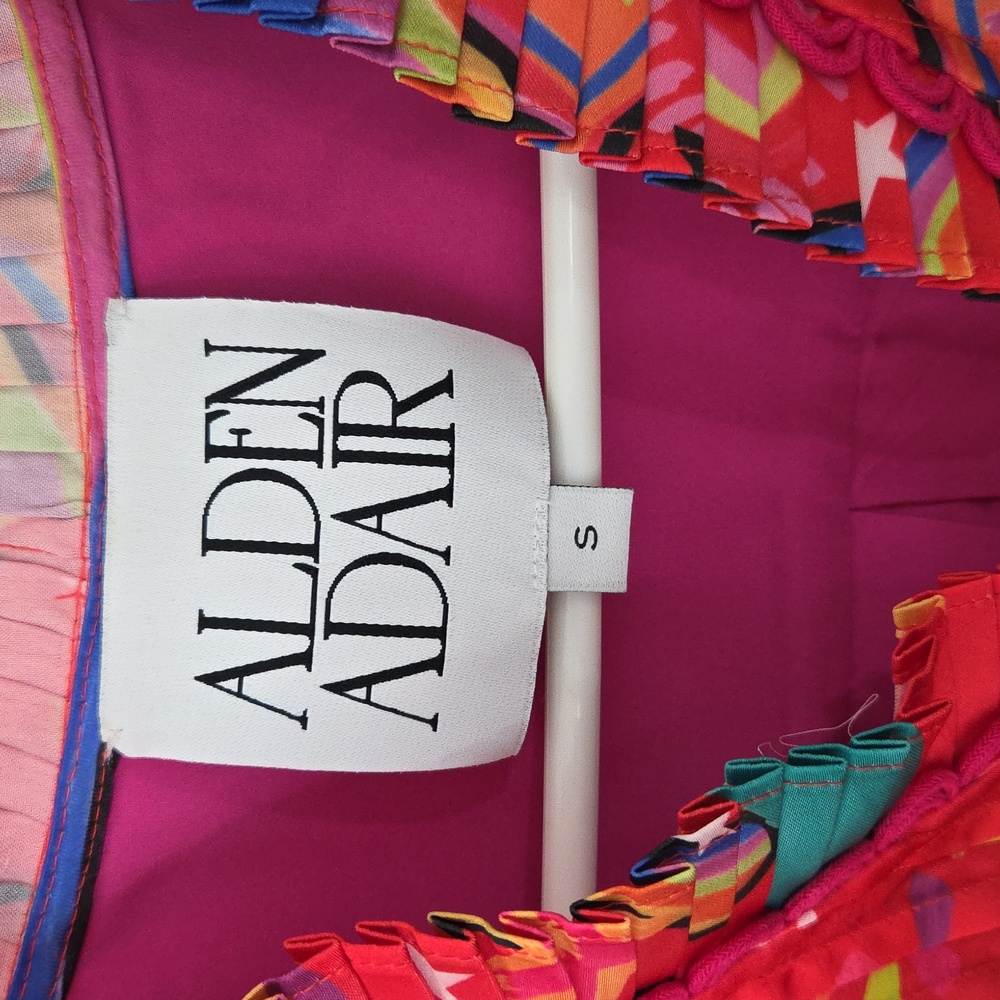Alden Adair Oliver Blouse In Star Gazing Size Small - Picture 5 of 12